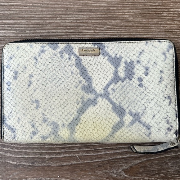 kate spade Handbags - Kate Spade Snakeskin Wallet